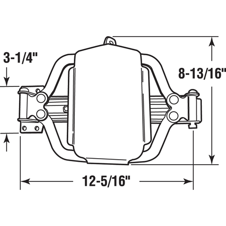 Prime-Line EZ-Close Hydraulic Gate and Door Closer Single Pack RG 18704